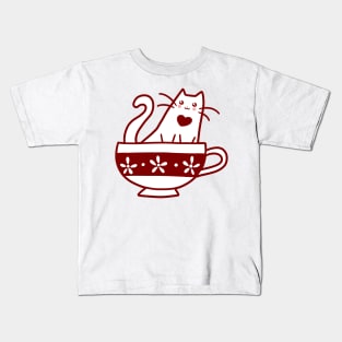 Teacup Kitty Kids T-Shirt